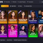 the current Vegastars live casino lobby